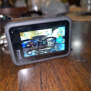 GoPro Action Camera with Black and Gray Casing